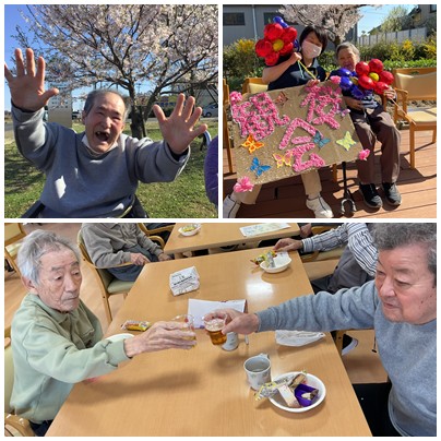 賑やかにお花見やりました! お知らせ イメージ
